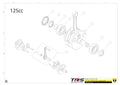 TRRS 2025 ONE R (COMPETITION) — 04MT-125 Kloķvārpsta 125cc
