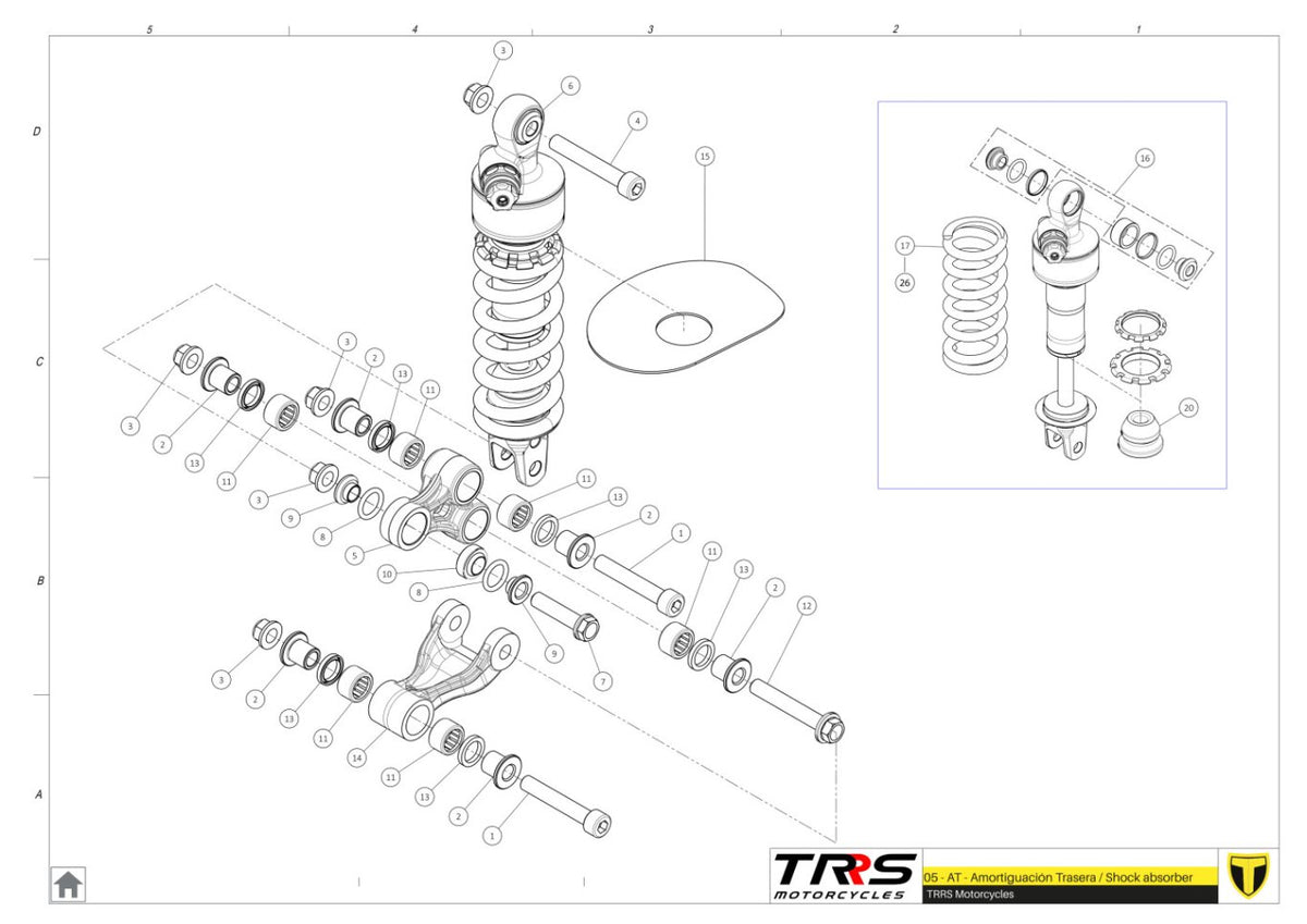 TRRS 2024 XTRACK ONE RR (HOMOLOGATED) — 05TR Amortizators