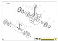 TRRS 2024 XTRACK ONE — 04MT-125 Kloķvārpsta 125cc