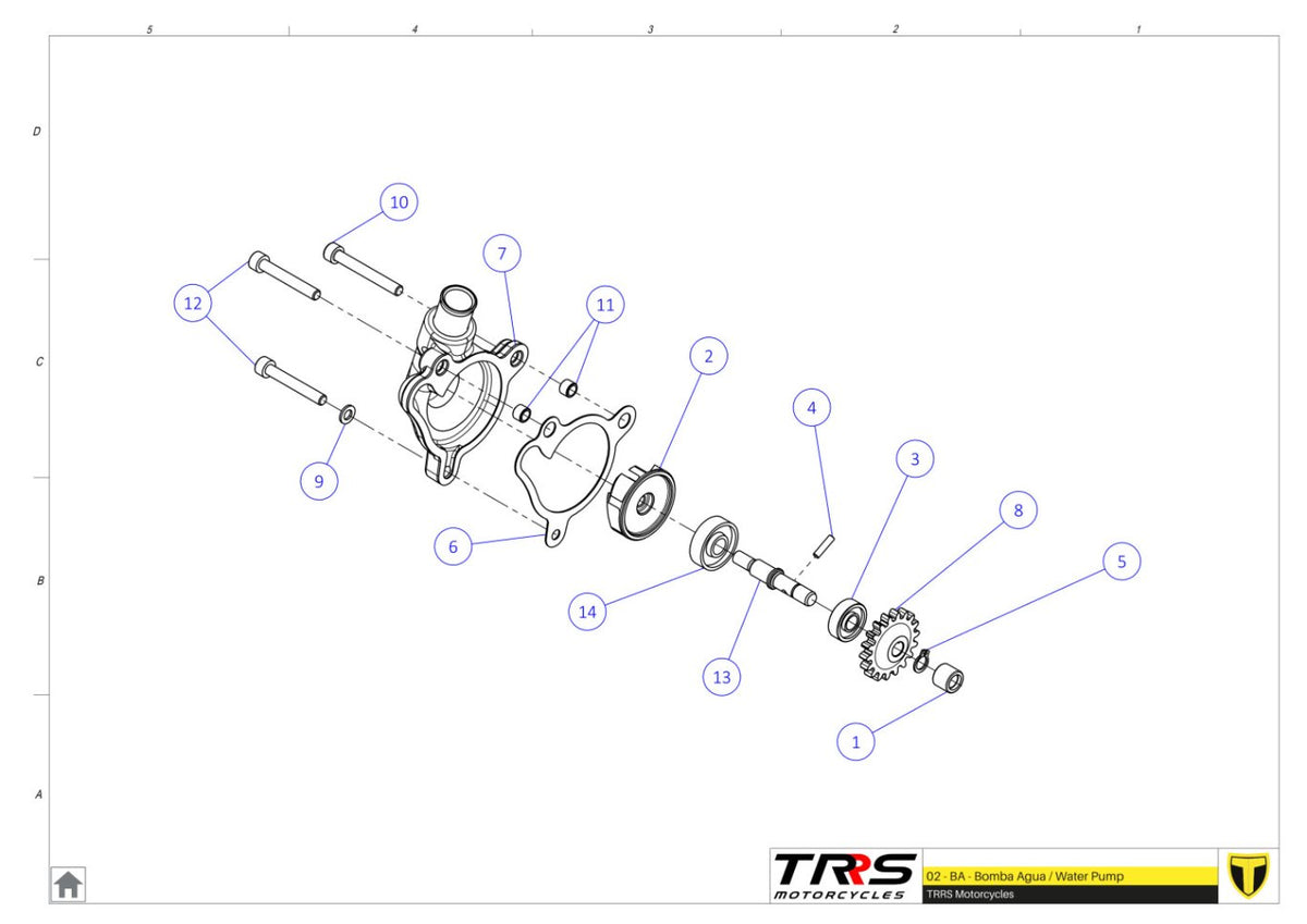 TRRS 2025 ONE RR ELECTRIC START — 02MT Ūdens sūknis