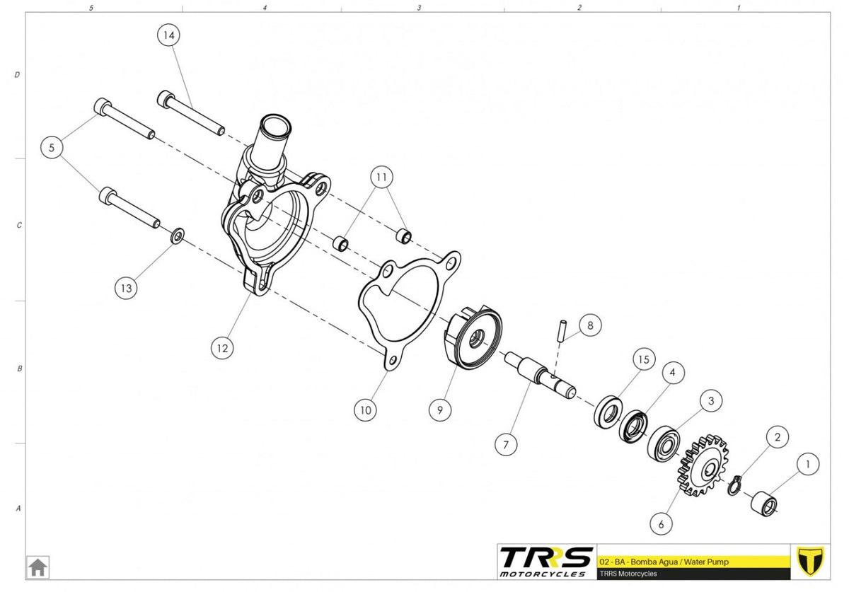 TRRS 2023 ONE RR (HOMOLOGATED) — 02MT Ūdens sūknis