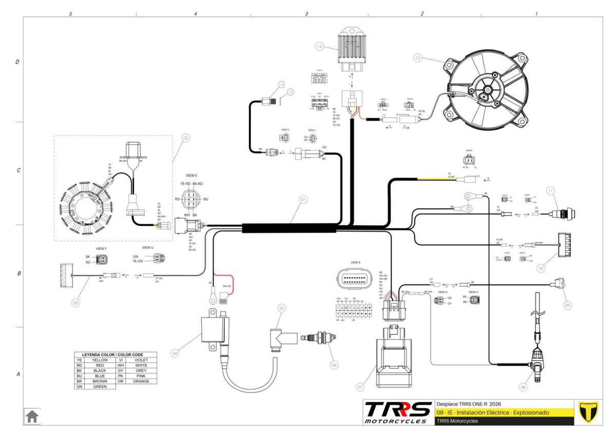 TRRS 2026 ONE R (COMPETITION) — 09TR Elektroinstalācija