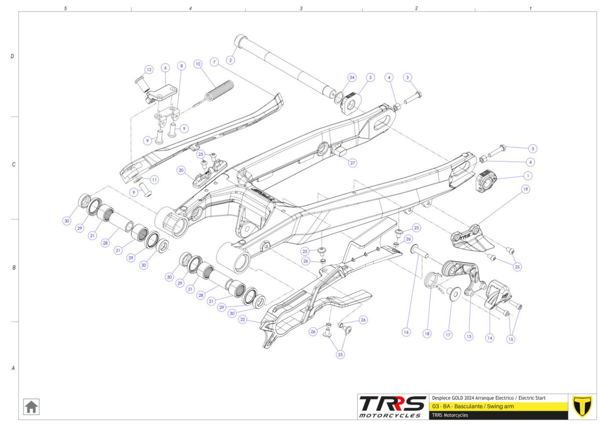 TRRS 2024 ONE GOLD ELECTRIC START — 03TR Svārsts