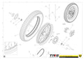 TRRS 2025 ONE RR — 12TR Aizmugurējais ritenis
