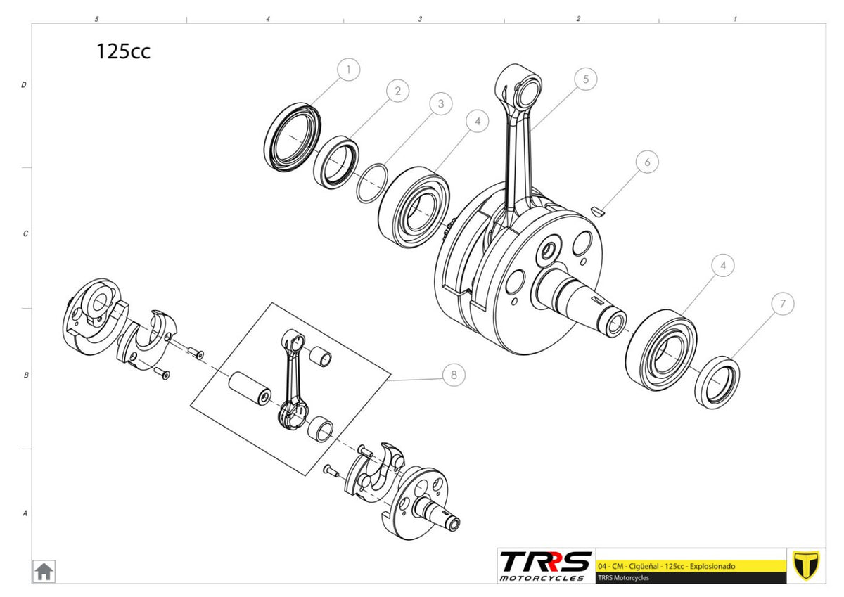 TRRS 2026 ONE — 04MT-125 Kloķvārpsta 125cc