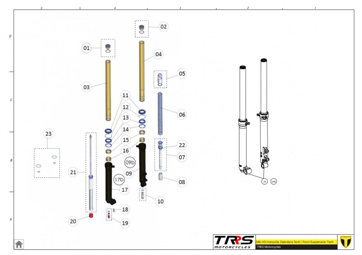 TRRS 2024 ONE RR (HOMOLOGATED) — 04BTR Balstiekārta TECH