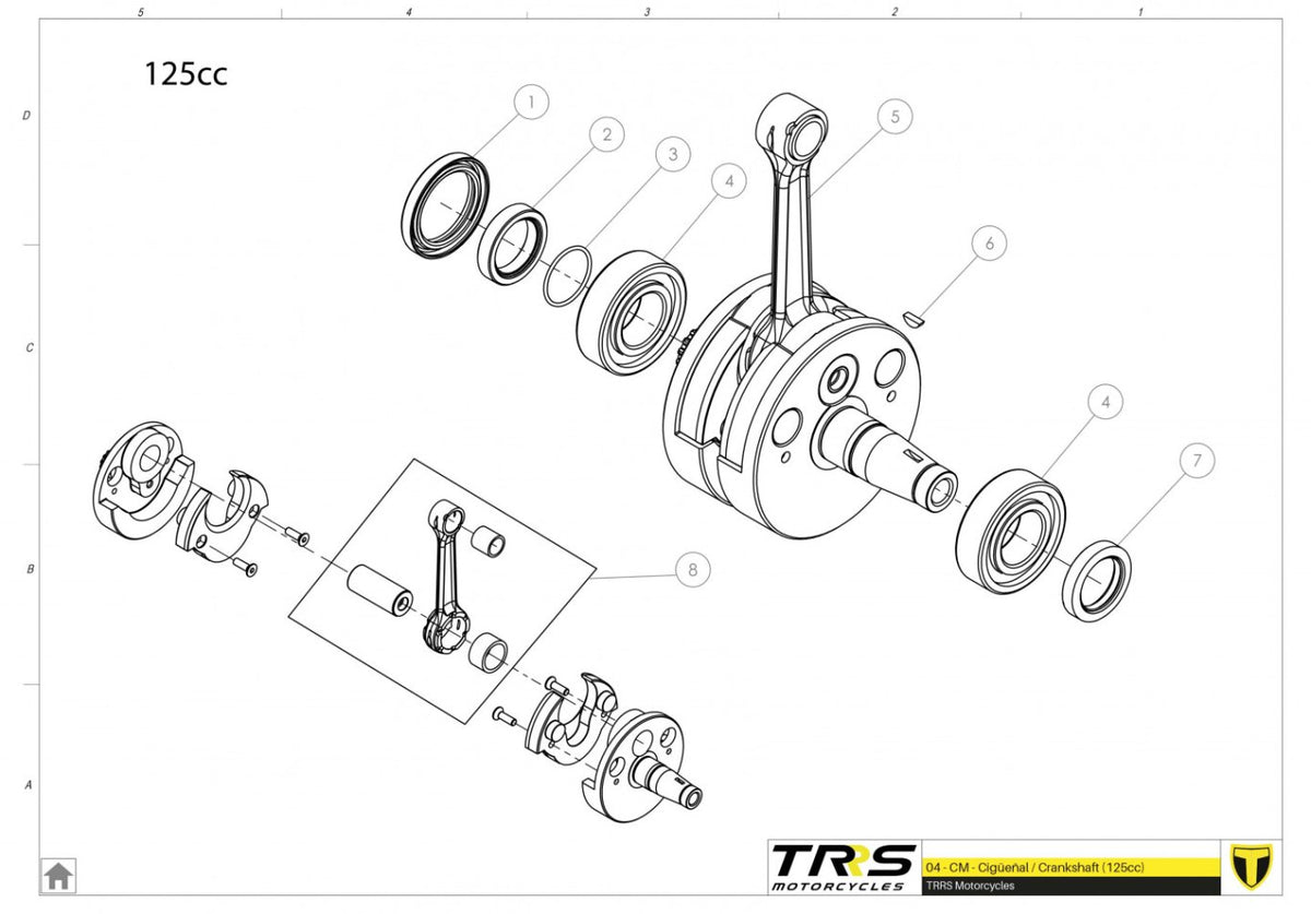 TRRS 2023 ONE RR (HOMOLOGATED) — 04MT-125 Kloķvārpsta 125cc