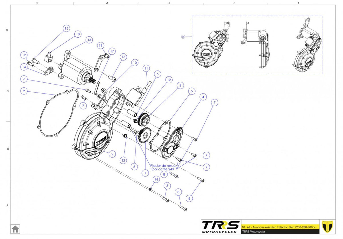TRRS 2023 ONE RR ELECTRIC START (HOMOLOGATED) — 10MT Elektrostarteris
