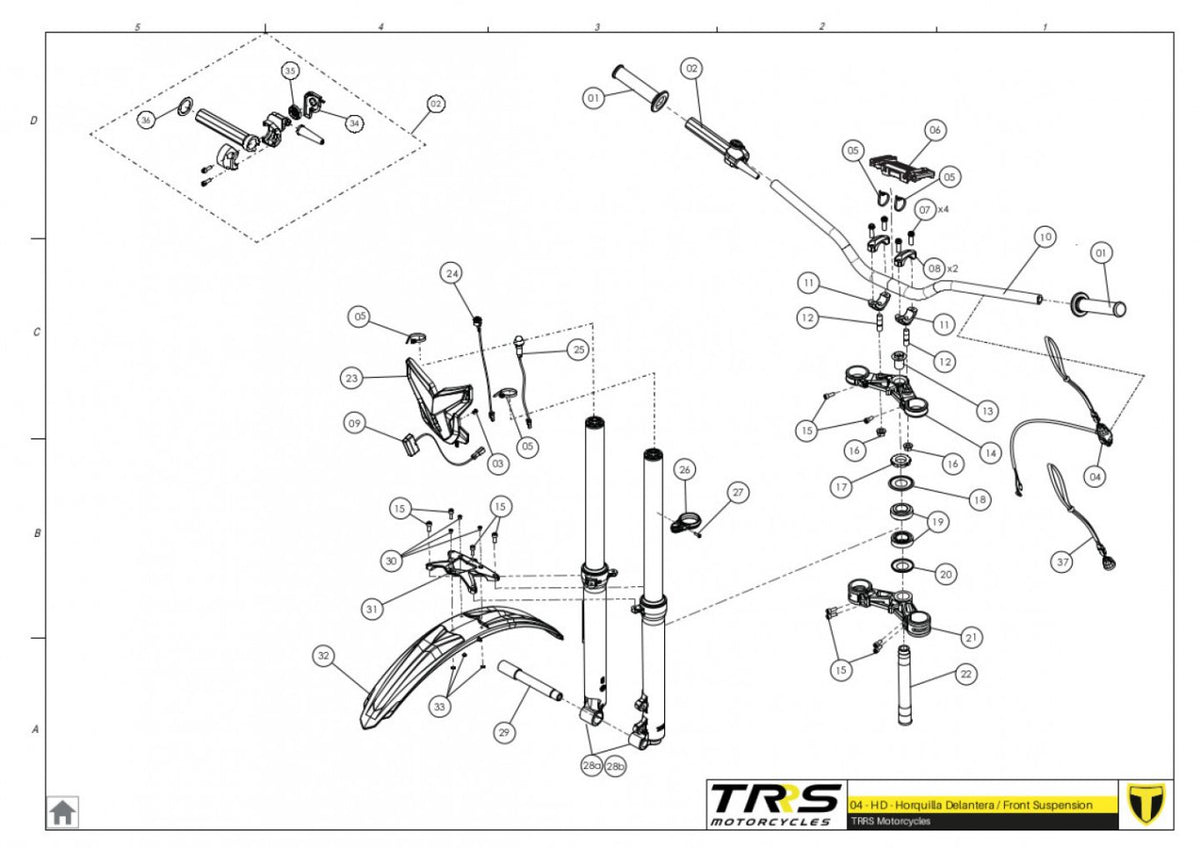 TRRS 2023 ONE RR — 04TR Balstiekārta