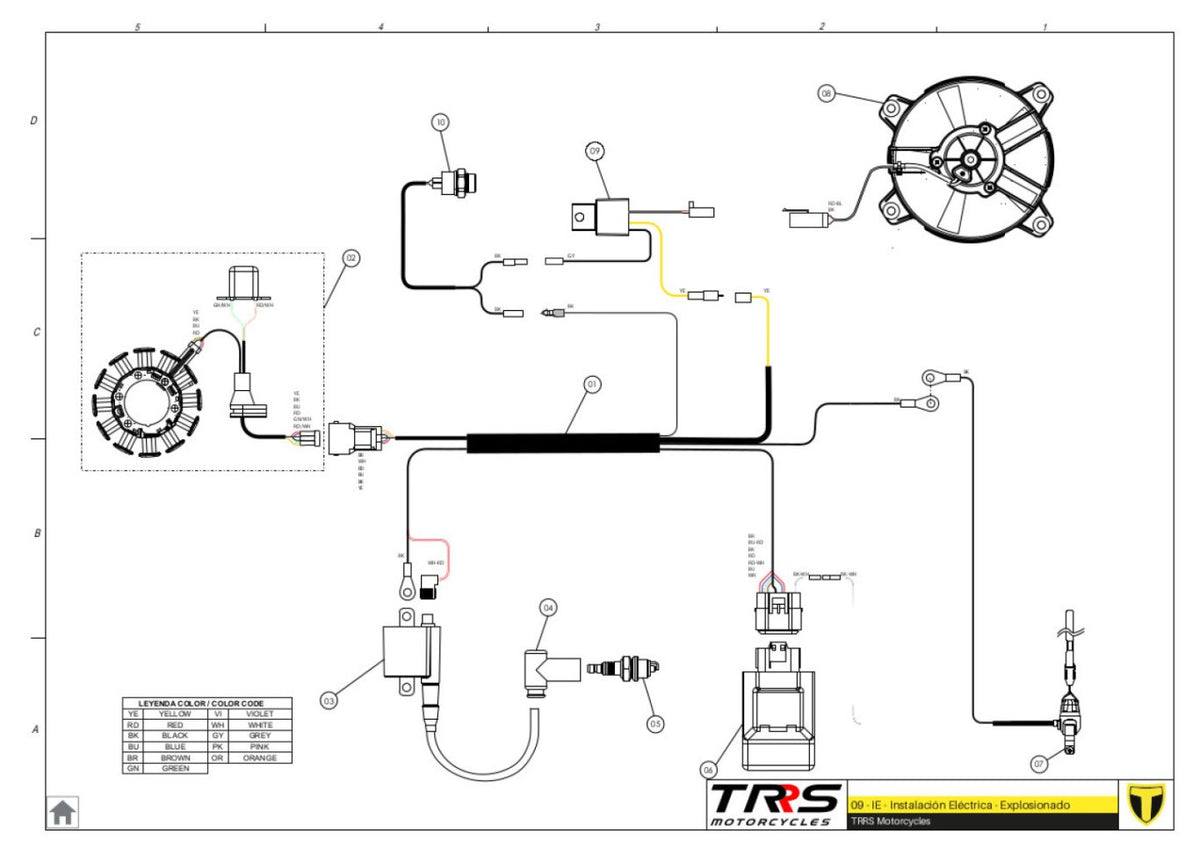 TRRS 2024 ONE RR 80CC — 09TR Elektroinstalācija