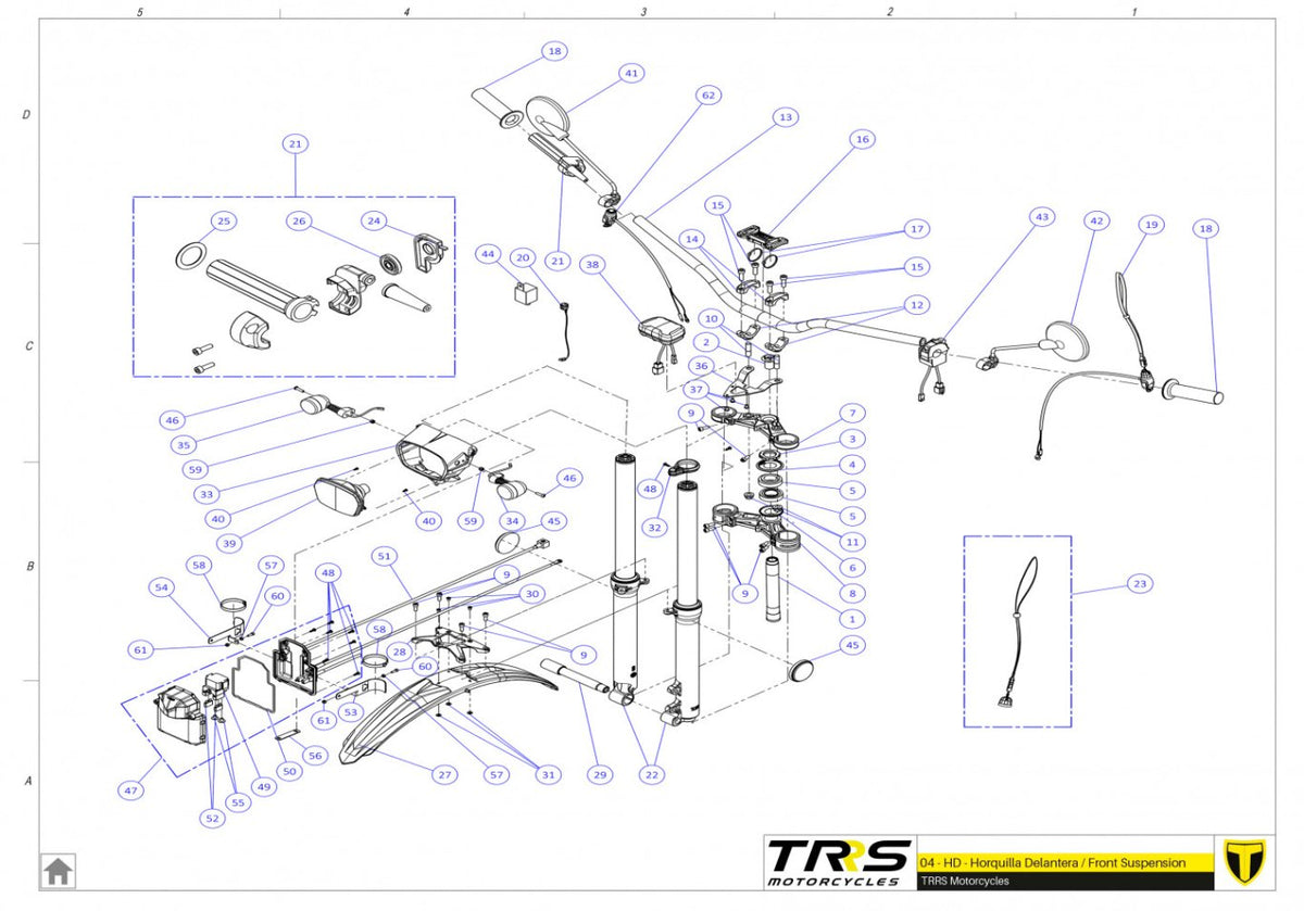 TRRS 2023 ONE RR ELECTRIC START (HOMOLOGATED) — 04TR Balstiekārta