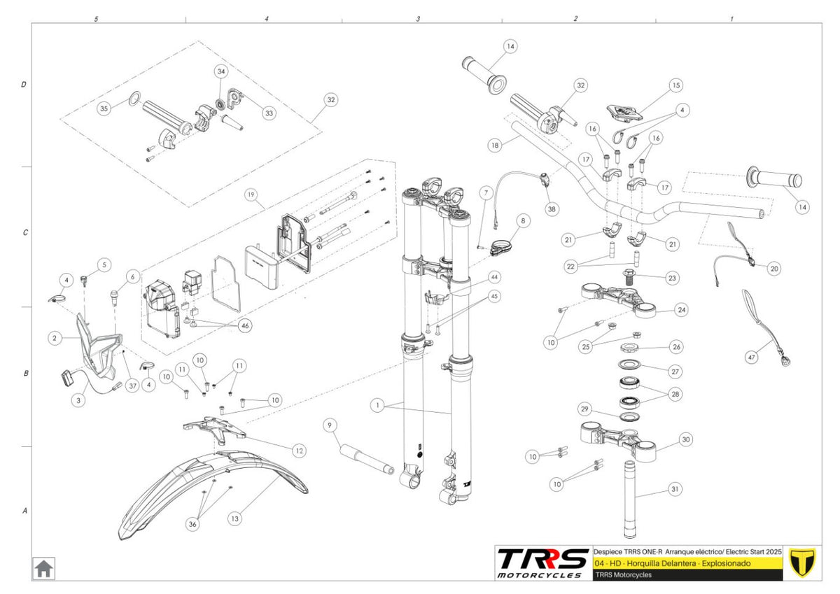 TRRS 2025 ONE R ELECTRIC START (COMPETITION) — 04TR Balstiekārta