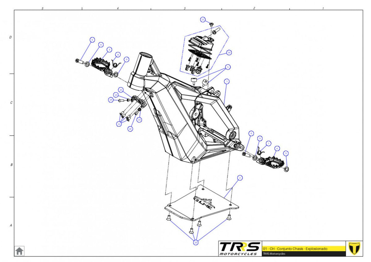 TRRS 2023 ON-E KIDS 16" — 01TR Rāmja mezgls