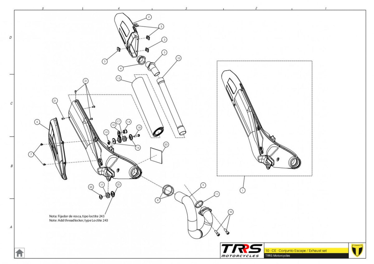 TRRS 2024 ONE RR ELECTRIC START — 10TR Izpūtējs
