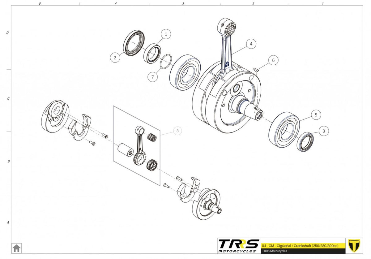 TRRS 2023 ONE RR ELECTRIC START (HOMOLOGATED) — 04MT Kloķvārpsta