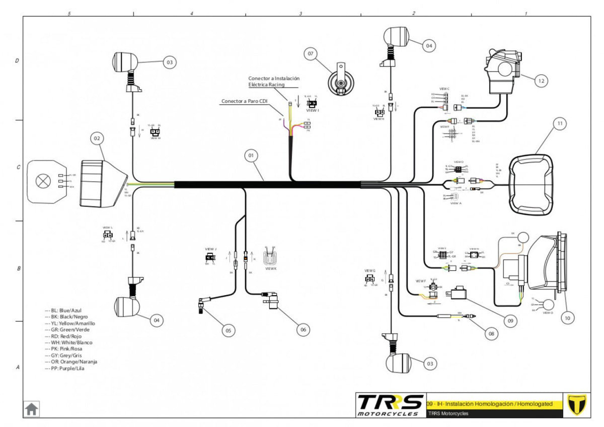 TRRS 2023 XTRACK ONE RR ELECTRIC START (HOMOLOGATED) — 09CTR Elektrostartera instalācija