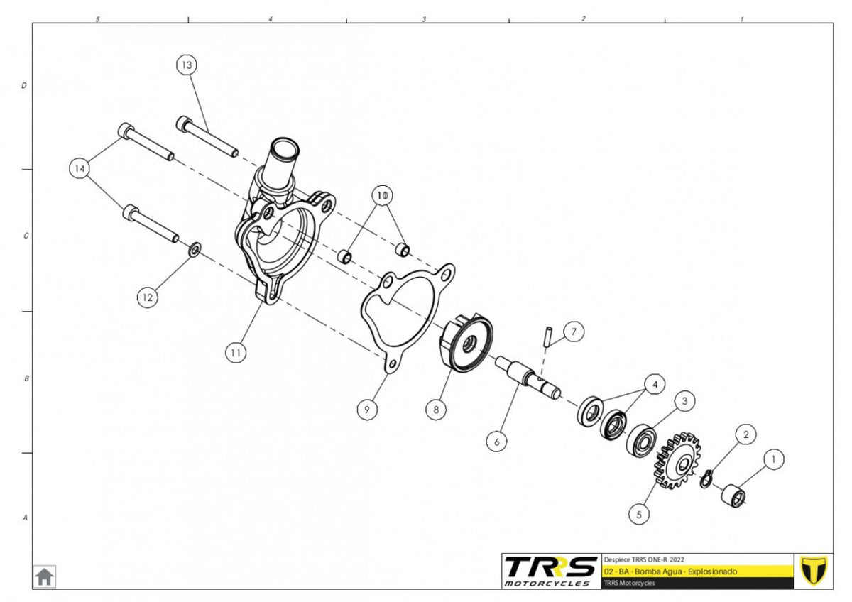 TRRS 2023 ONE R (COMPETITION) — 02MT Ūdens sūknis