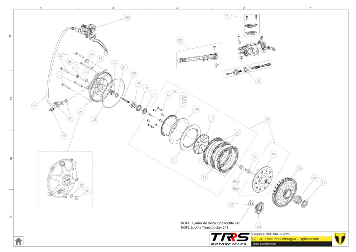 TRRS 2025 ONE R (COMPETITION) — 05MT Sajūgs