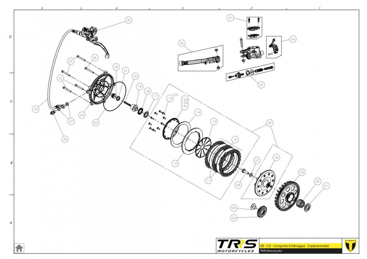TRRS 2024 XTRACK ONE ELECTRIC START — 05MT Sajūgs