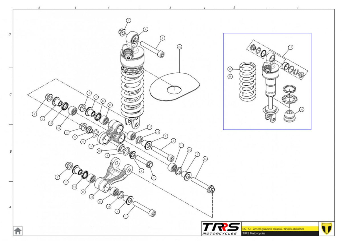 TRRS 2024 ONE RR ELECTRIC START — 05TR Amortizators