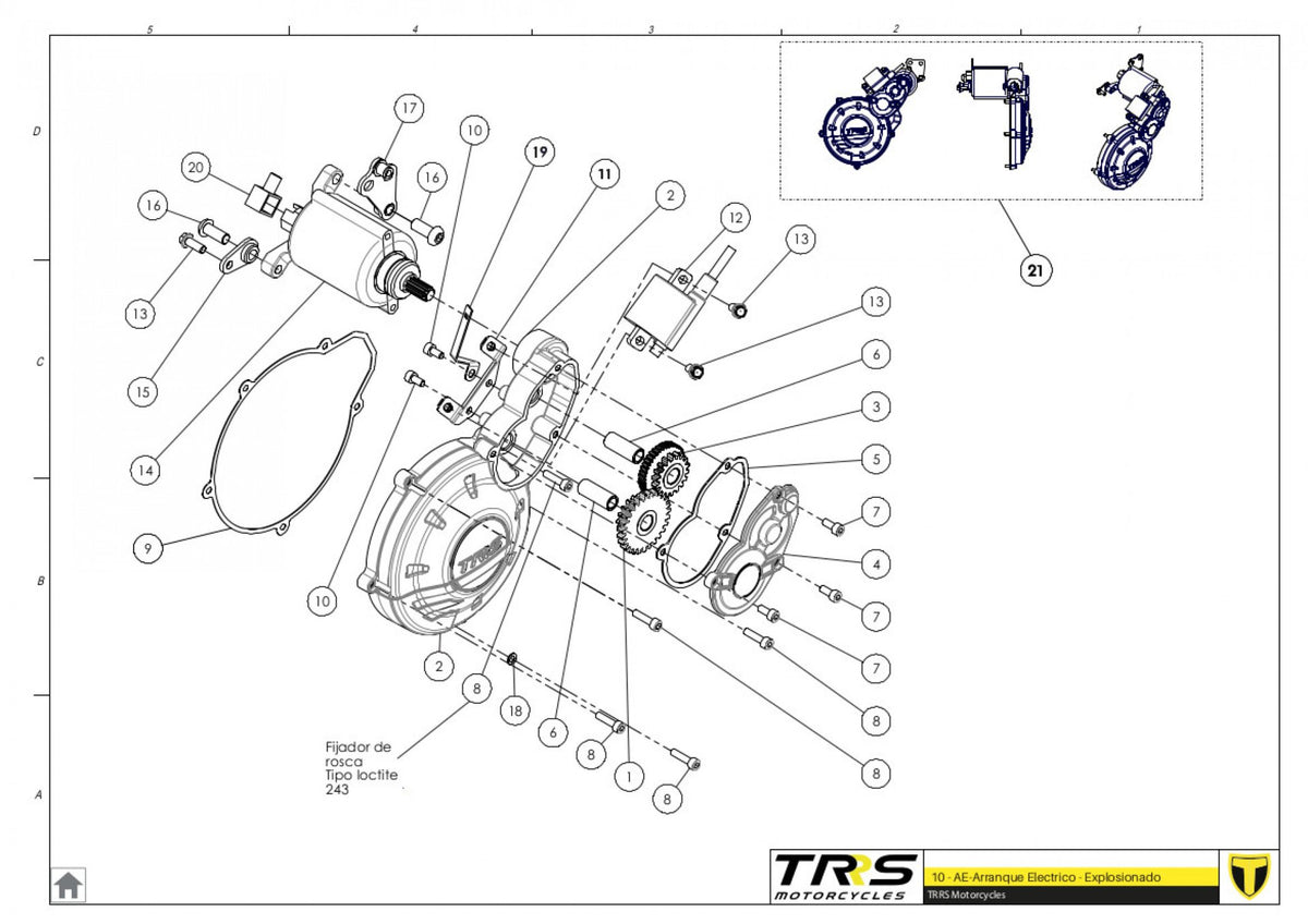 TRRS 2023 XTRACK ONE ELECTRIC START — 10MT Elektrostarteris