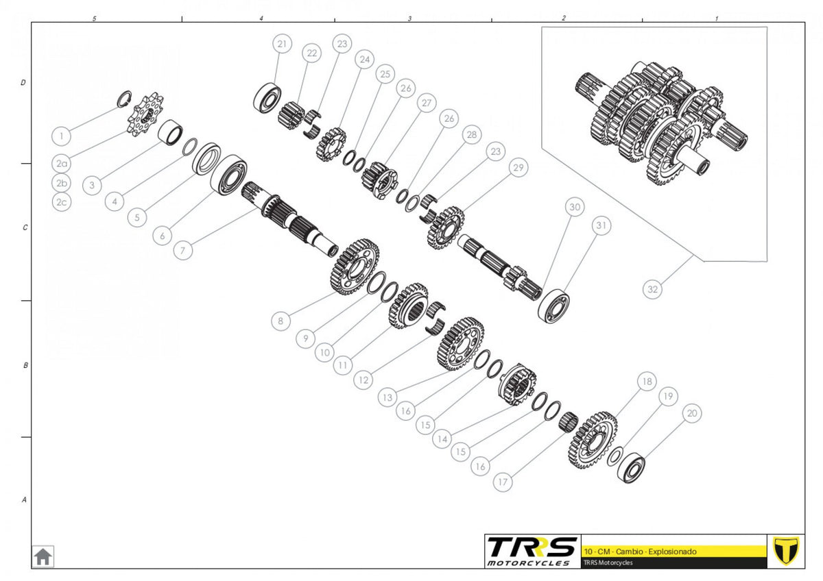 TRRS 2023 ONE — 10MT Pārnesumu pārslēgs