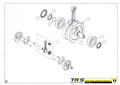TRRS 2023 XTRACK ONE ELECTRIC START — 04MT Kloķvārpsta