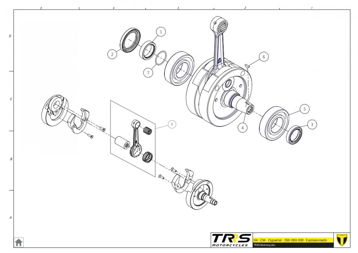 TRRS 2023 XTRACK ONE ELECTRIC START — 04MT Kloķvārpsta