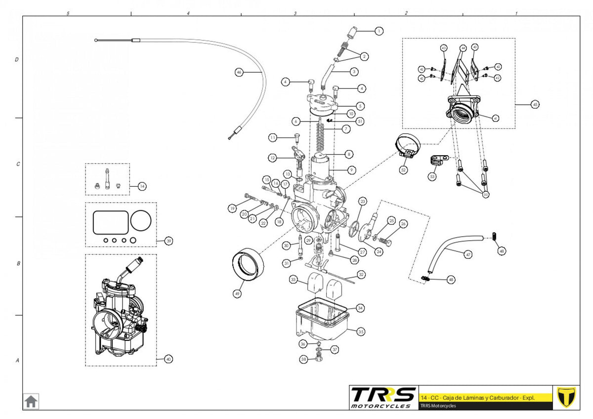 TRRS 2023 ONE ELECTRIC START — 14TR Karburators