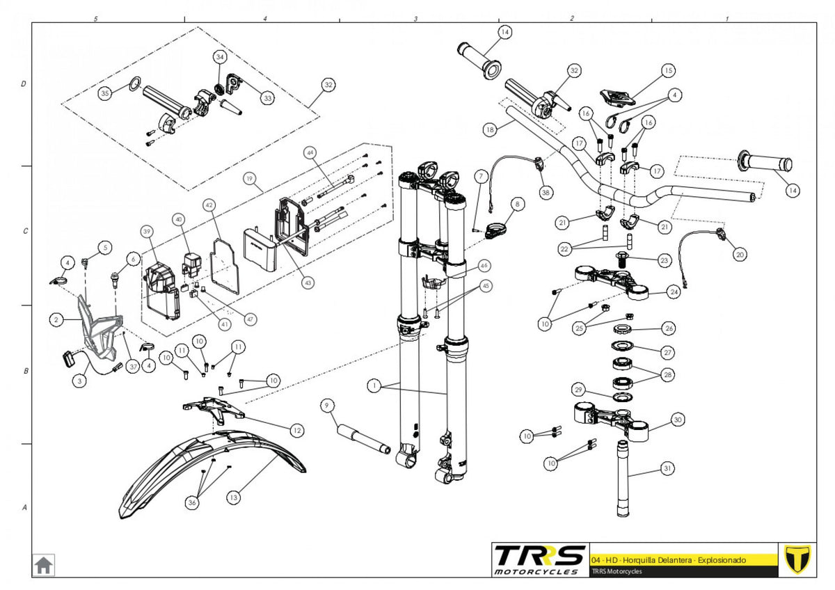 TRRS 2023 XTRACK ONE ELECTRIC START — 04TR Balstiekārta