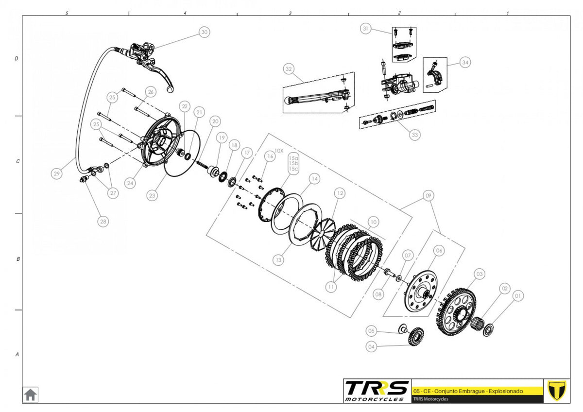 TRRS 2023 XTRACK ONE ELECTRIC START — 05MT Sajūgs