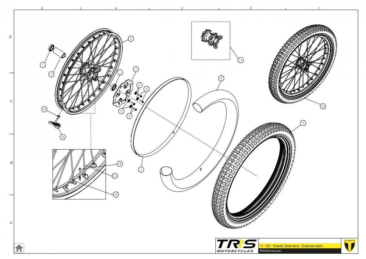 TRRS 2023 ONE — 11TR Priekšējais ritenis