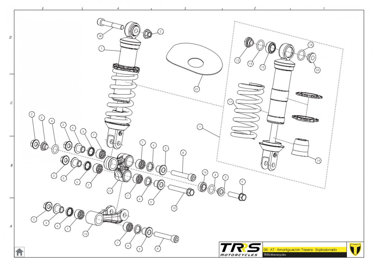 TRRS 2023 ONE ELECTRIC START — 05TR Amortizators