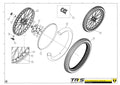 TRRS 2023 XTRACK ONE — 11TR Priekšējais ritenis